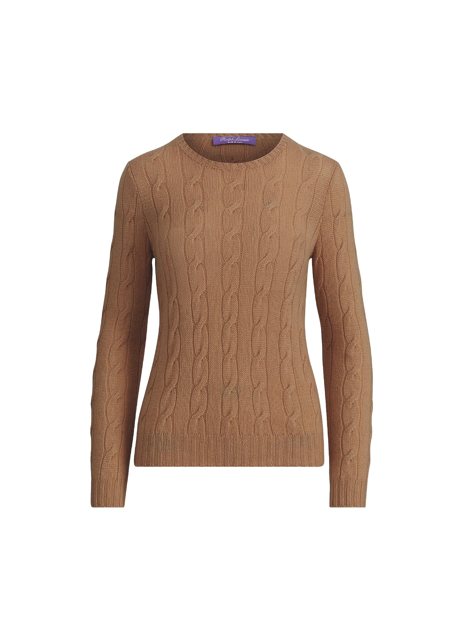 Pull en cachemire torsadé - Lux Camel