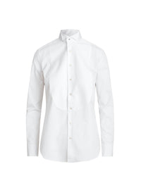 Chemise de smoking en popeline - White