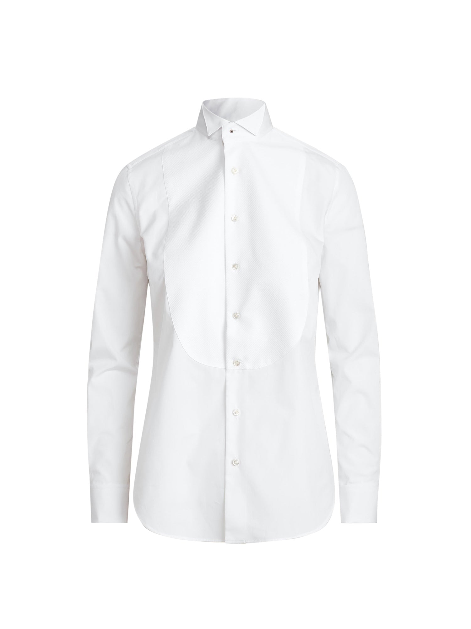 Chemise de smoking en popeline - White