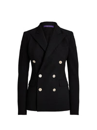 Veste RL en laine stretch - Noir