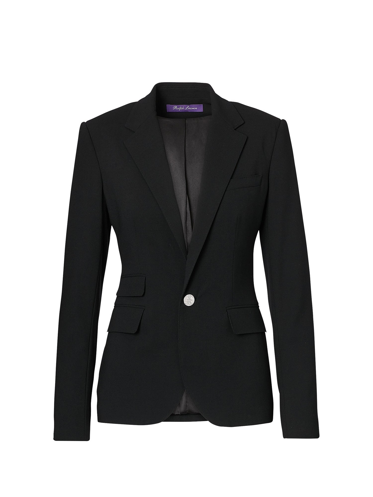 Veste Parker en crêpe de laine - Black