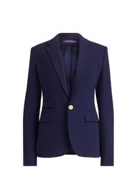 Veste Parker en crêpe de laine - Navy