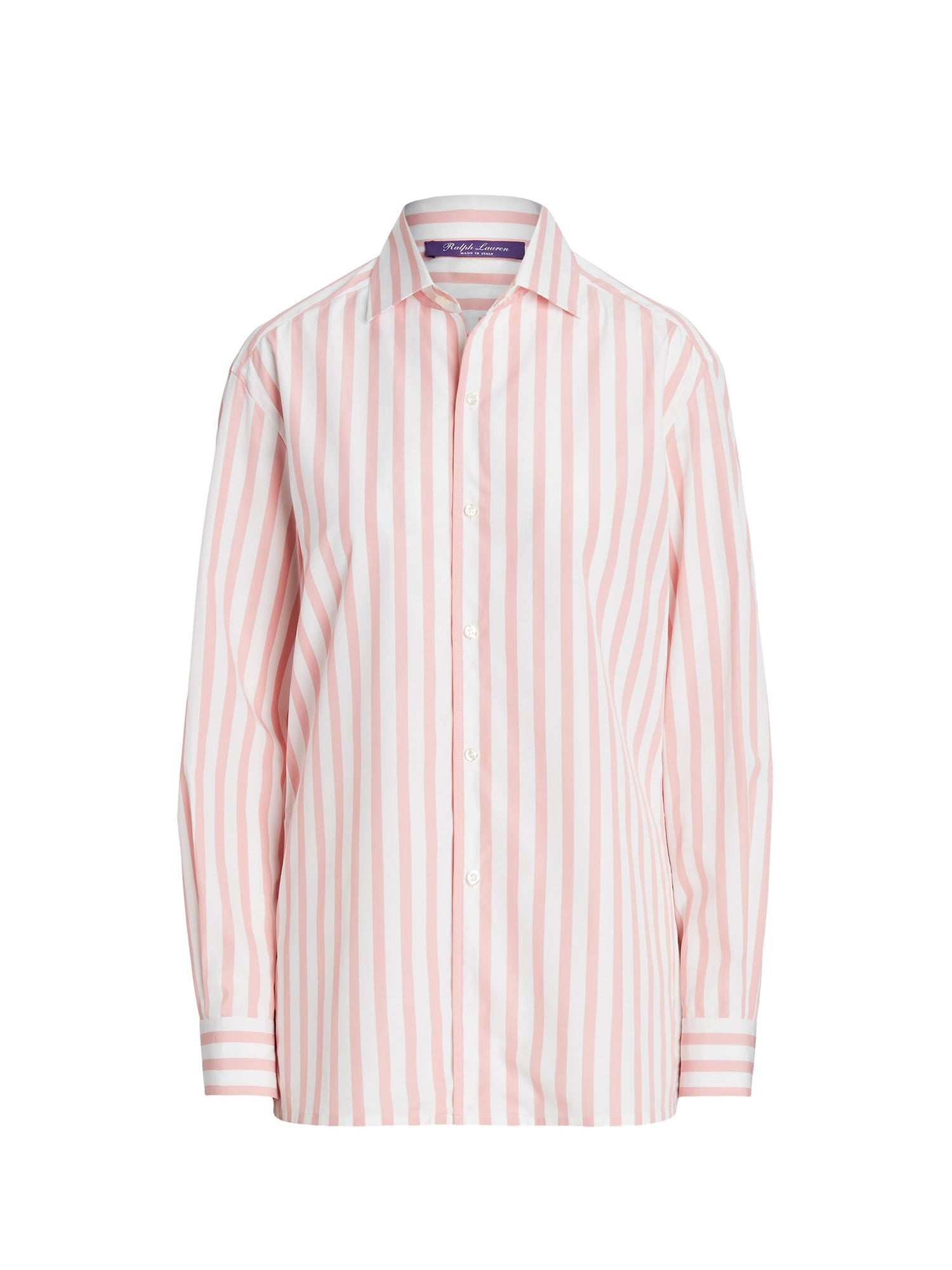 11 STOCK CRYSTAL ROSE/WHITE BUTTON FRONT SHIRT