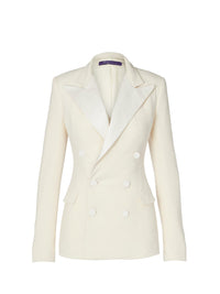 Silk dinner jacket - Cream