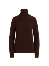 Pull à col roulé en cachemire - Luggage Brown