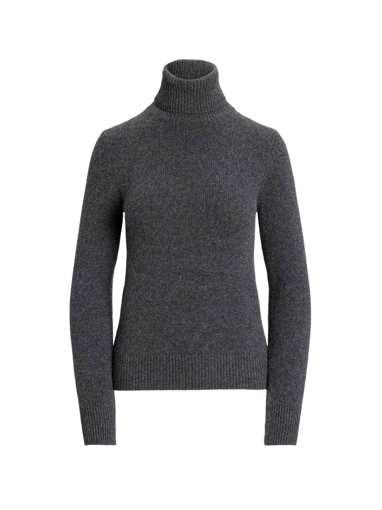 Pull à col roulé en cachemire - Medium Grey Melange 1