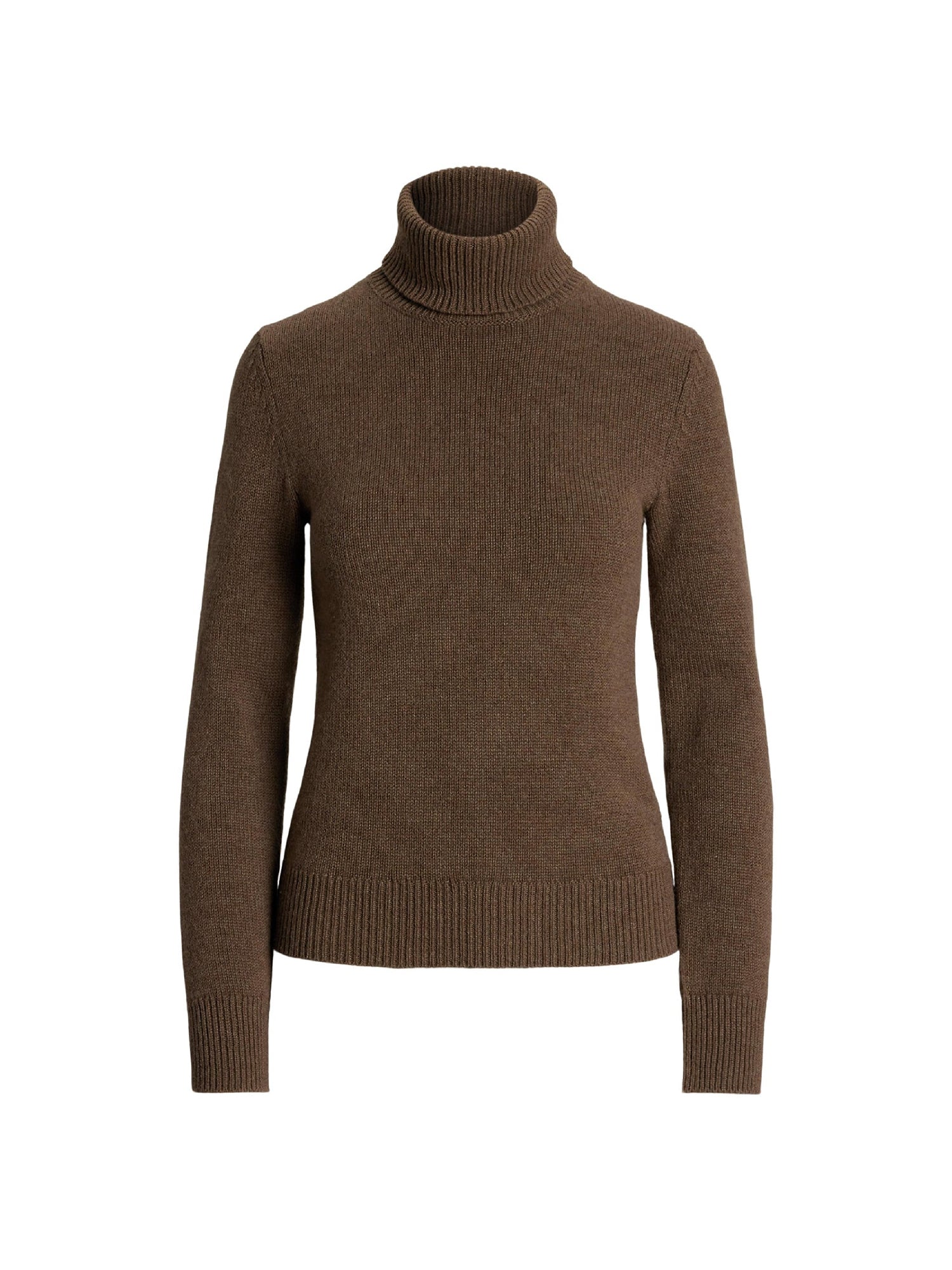 Pull à col roulé en cachemire - Taupe Melange