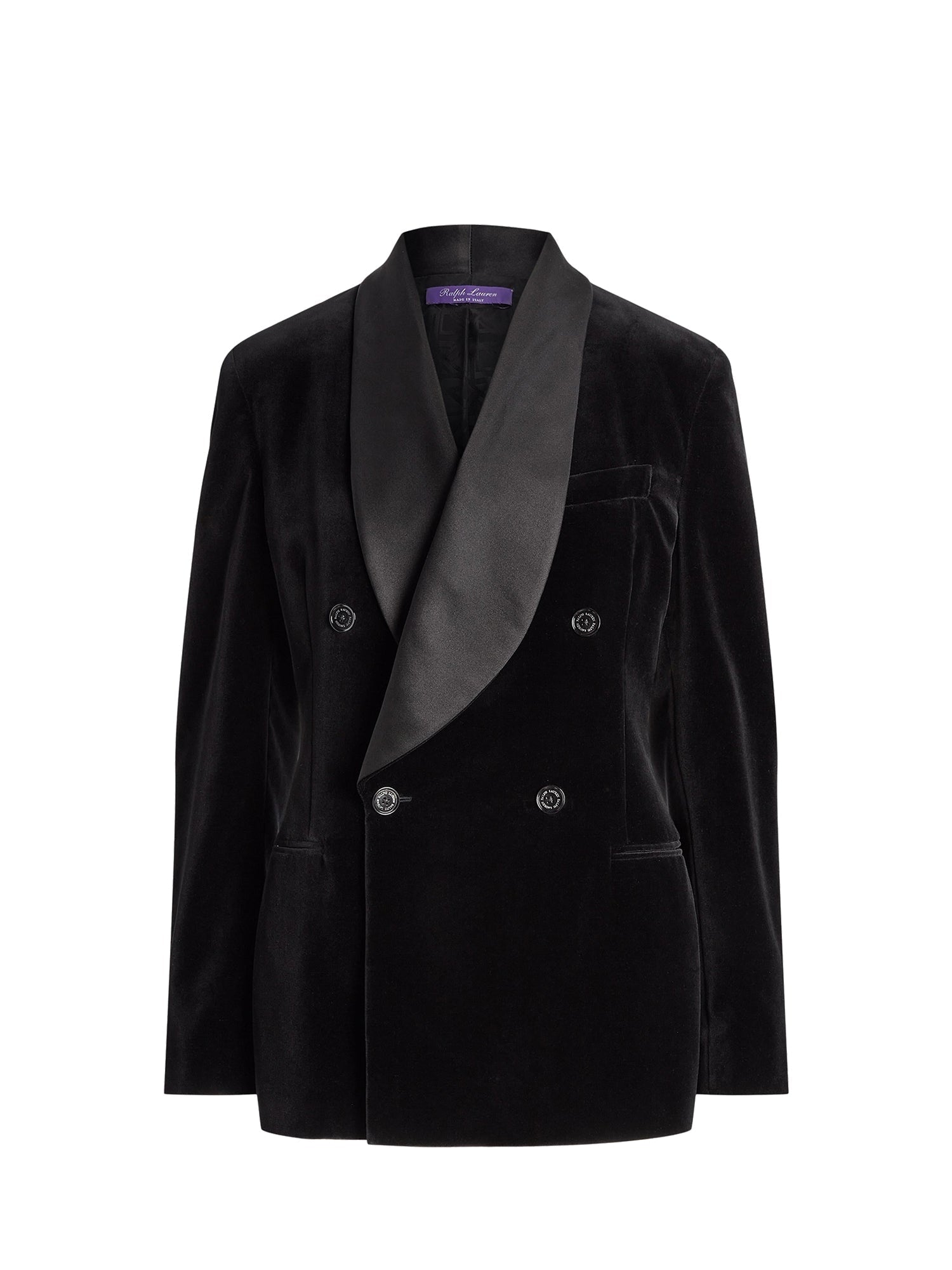 Veste de smoking Gregory en velours - Black