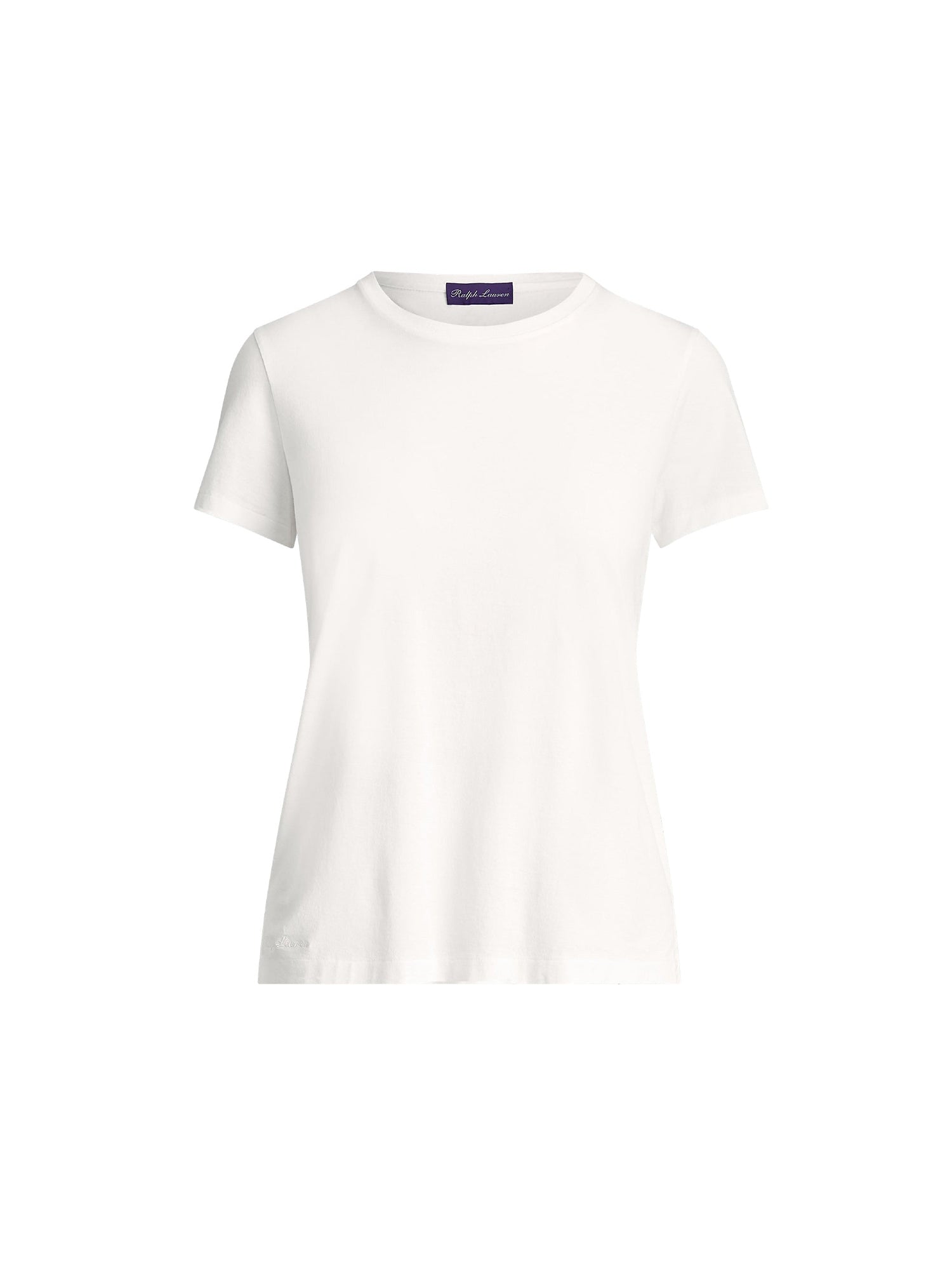 T-shirt col rond en coton - Optic White