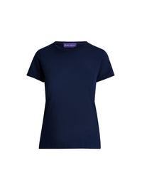T-shirt col rond en coton - Lux Navy