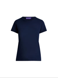 T-shirt col rond en coton - Lux Navy