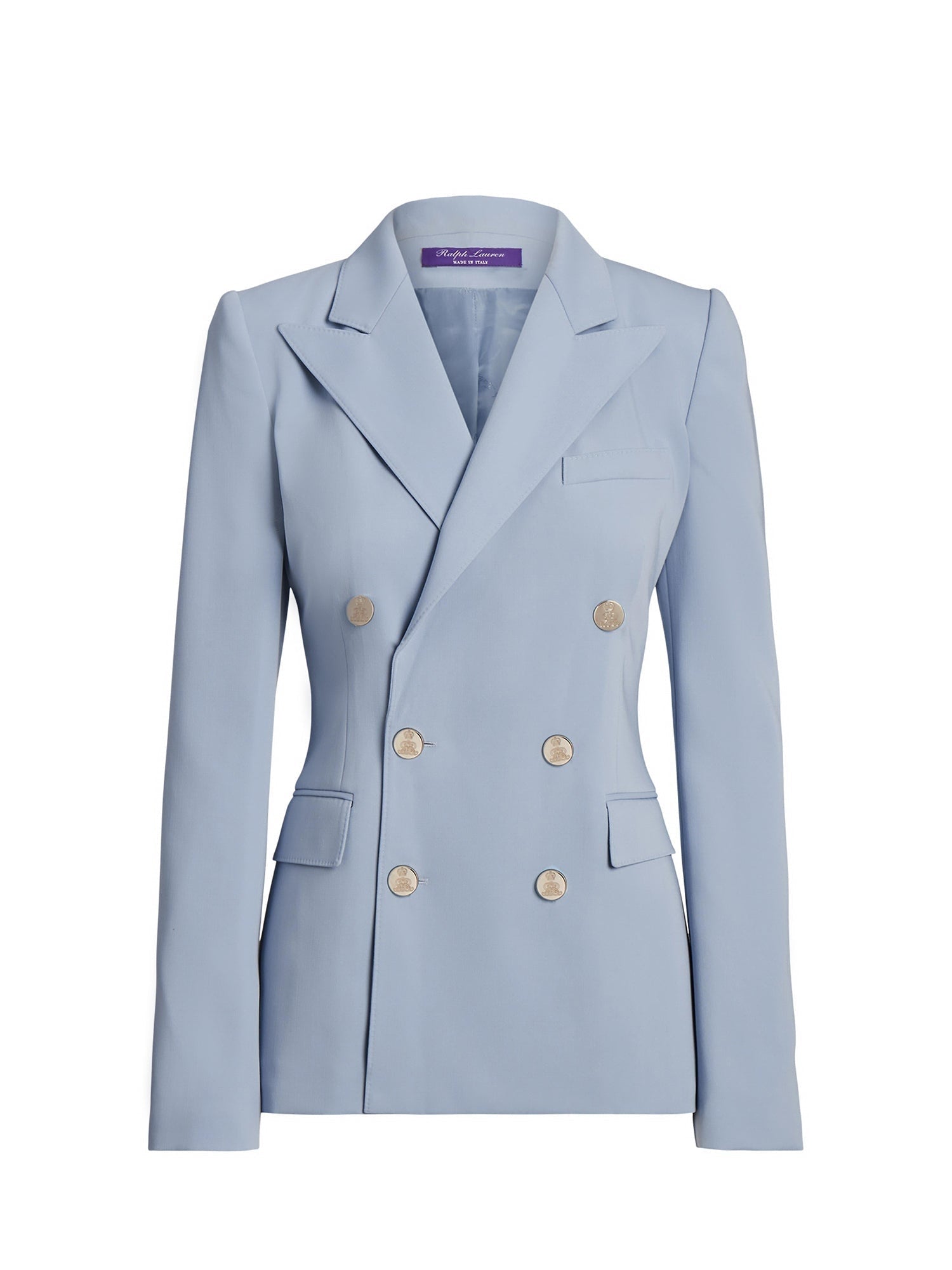 Veste Camden en gabardine de laine - Powder Blue