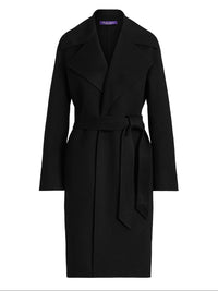 Manteau Cameo en laine et cachemire - Black