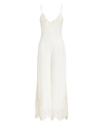 Tilton jumpsuit in linen voile - Off White