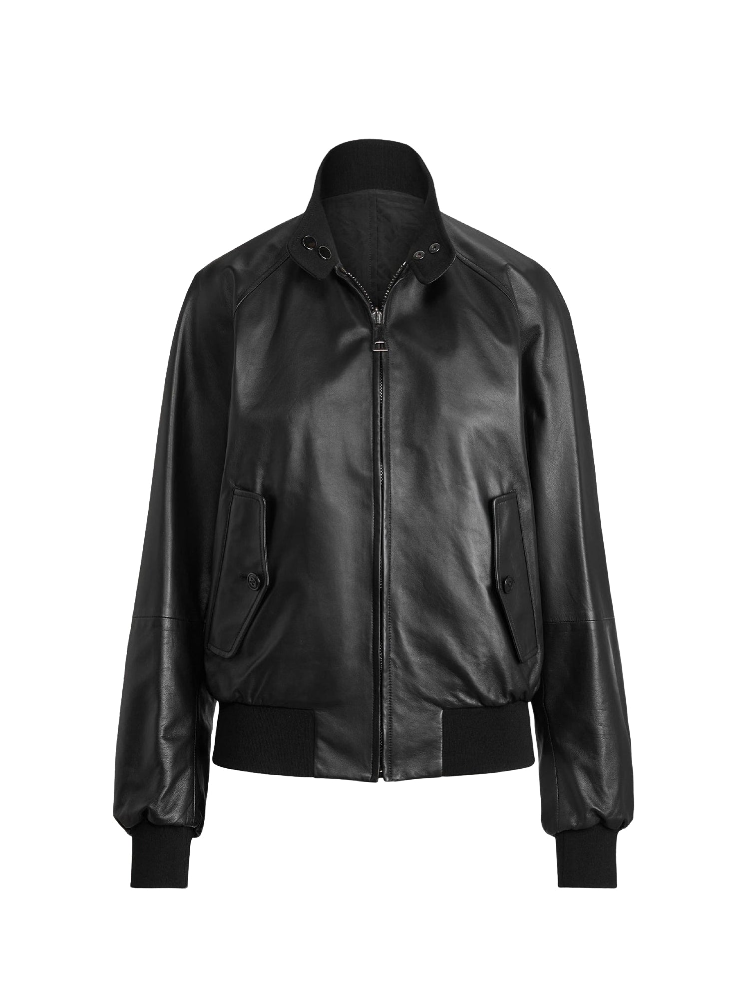 Veste Torrence réversible en agneau - Noir