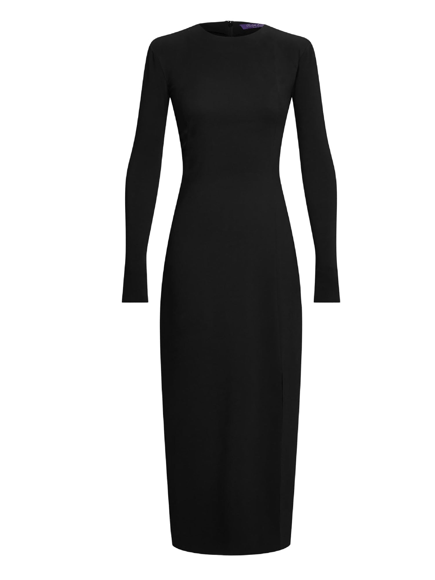 Robe de cocktail Zinna à manches longues - Black