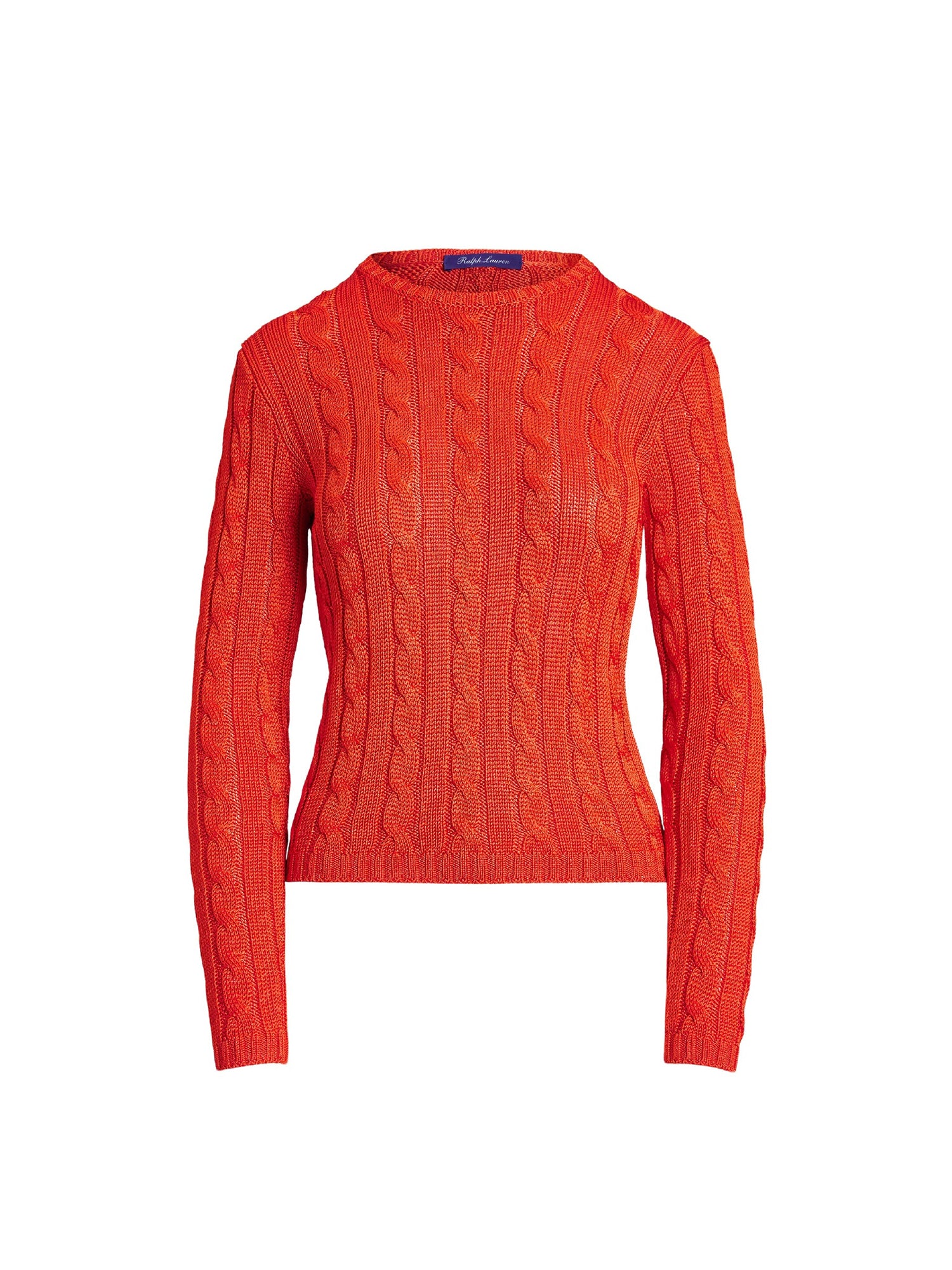 2pcs / NEW // BRIGHT ORANGE PULLOVER LONG SLEEVE LS CN CABLE