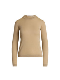 Pull col rond en cachemire - Lux Tan