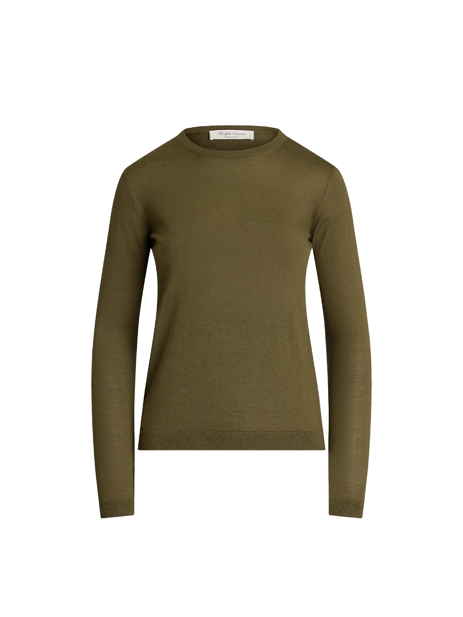 Pull col rond en cachemire - Moss