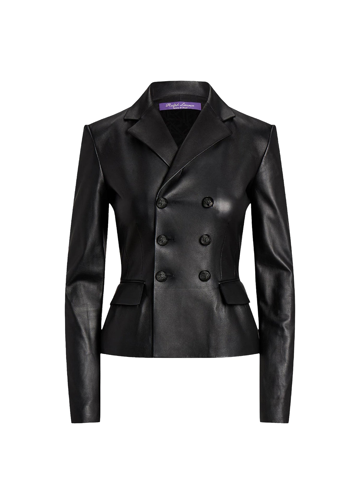 Madelena leather jacket - Black