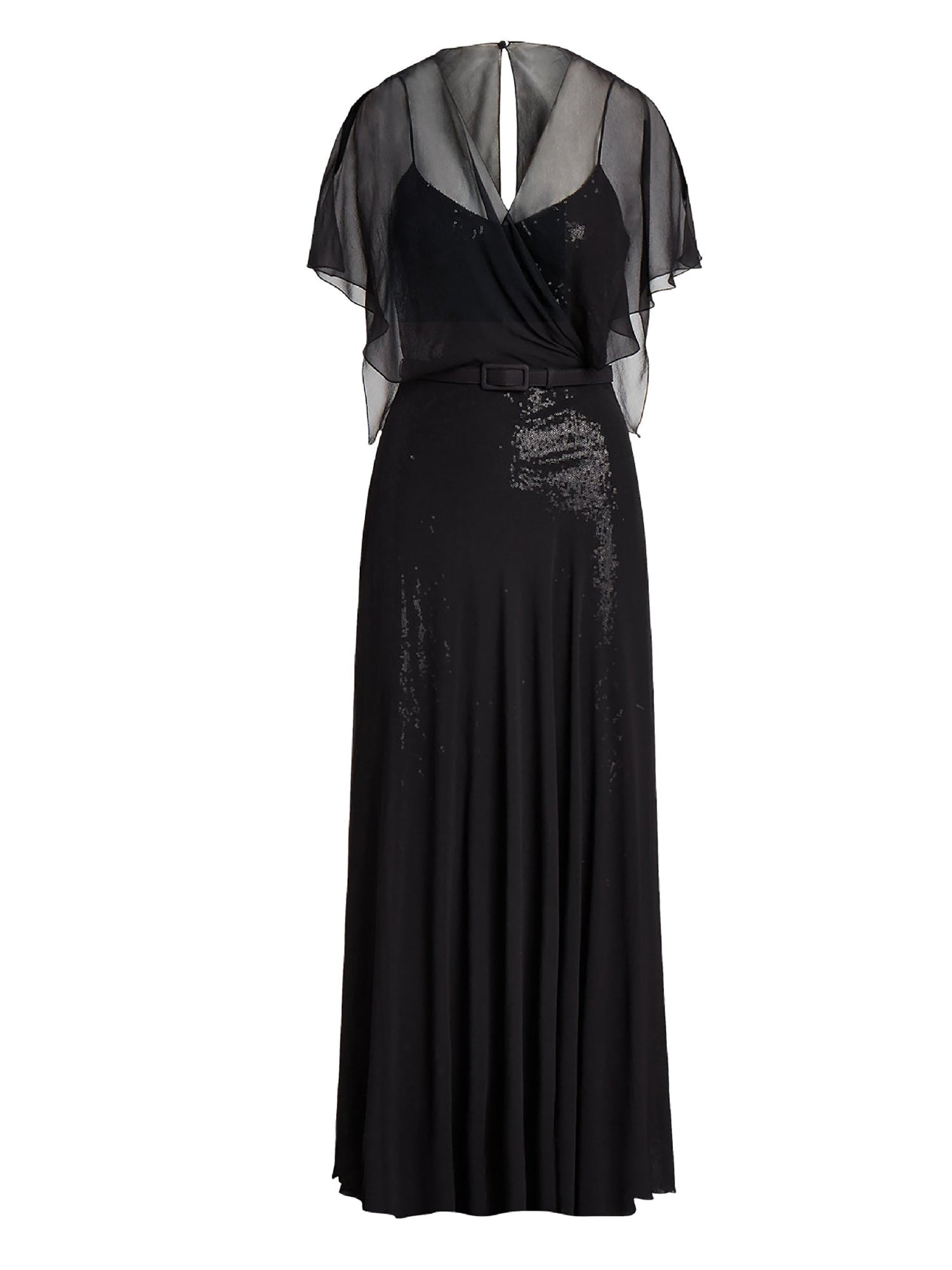 Robe Romaine en soie - Black