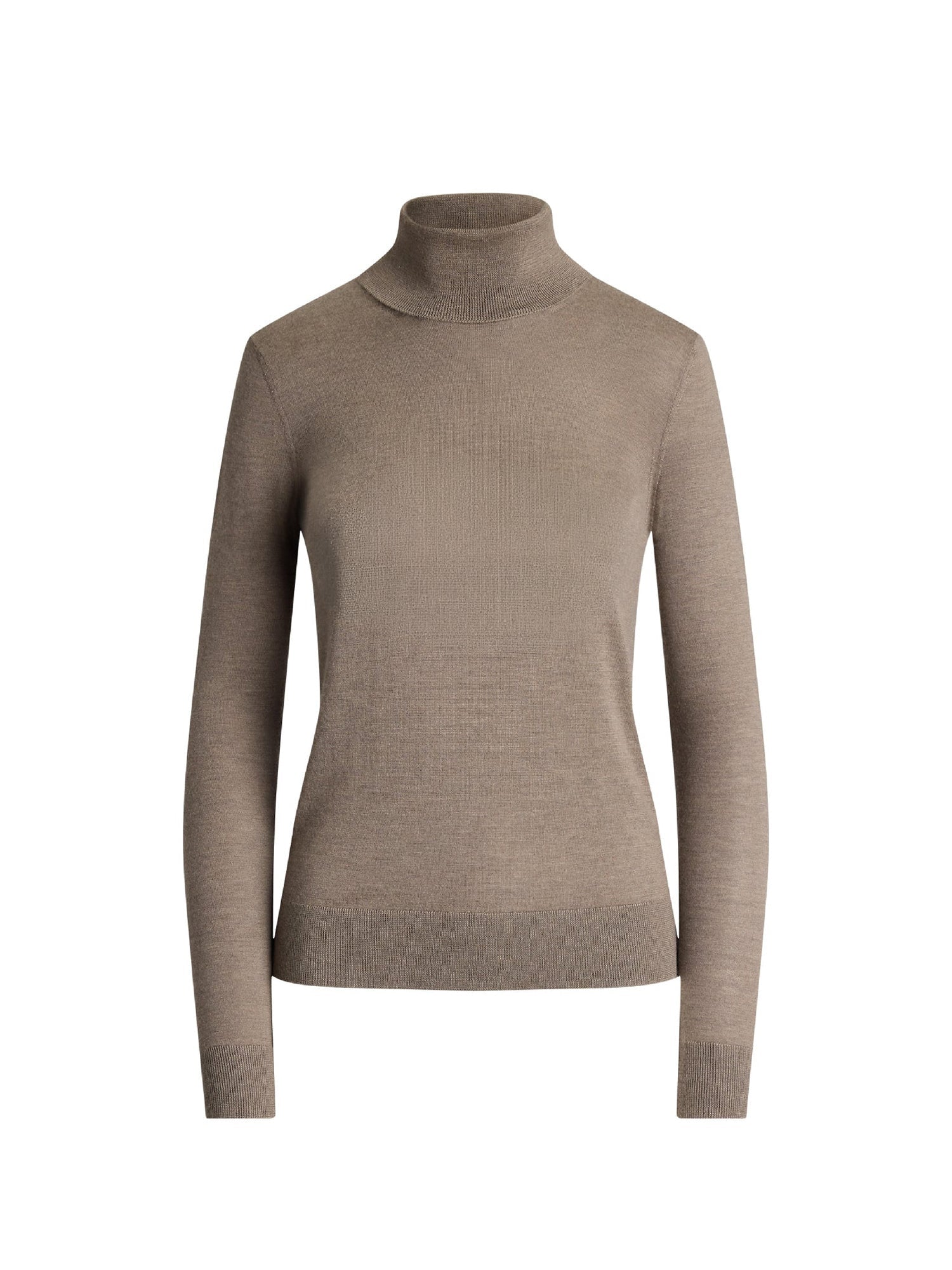 Pull à col roulé en cachemire - Dark Truffle Melange