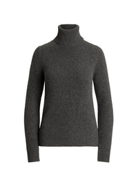 Cashmere turtleneck jumper - Medium Grey Melange