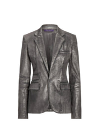 Veste Parker métallisée - Silver Chrome Foil