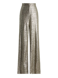 Decorated Welles wide-leg trousers - Classic Light Grey