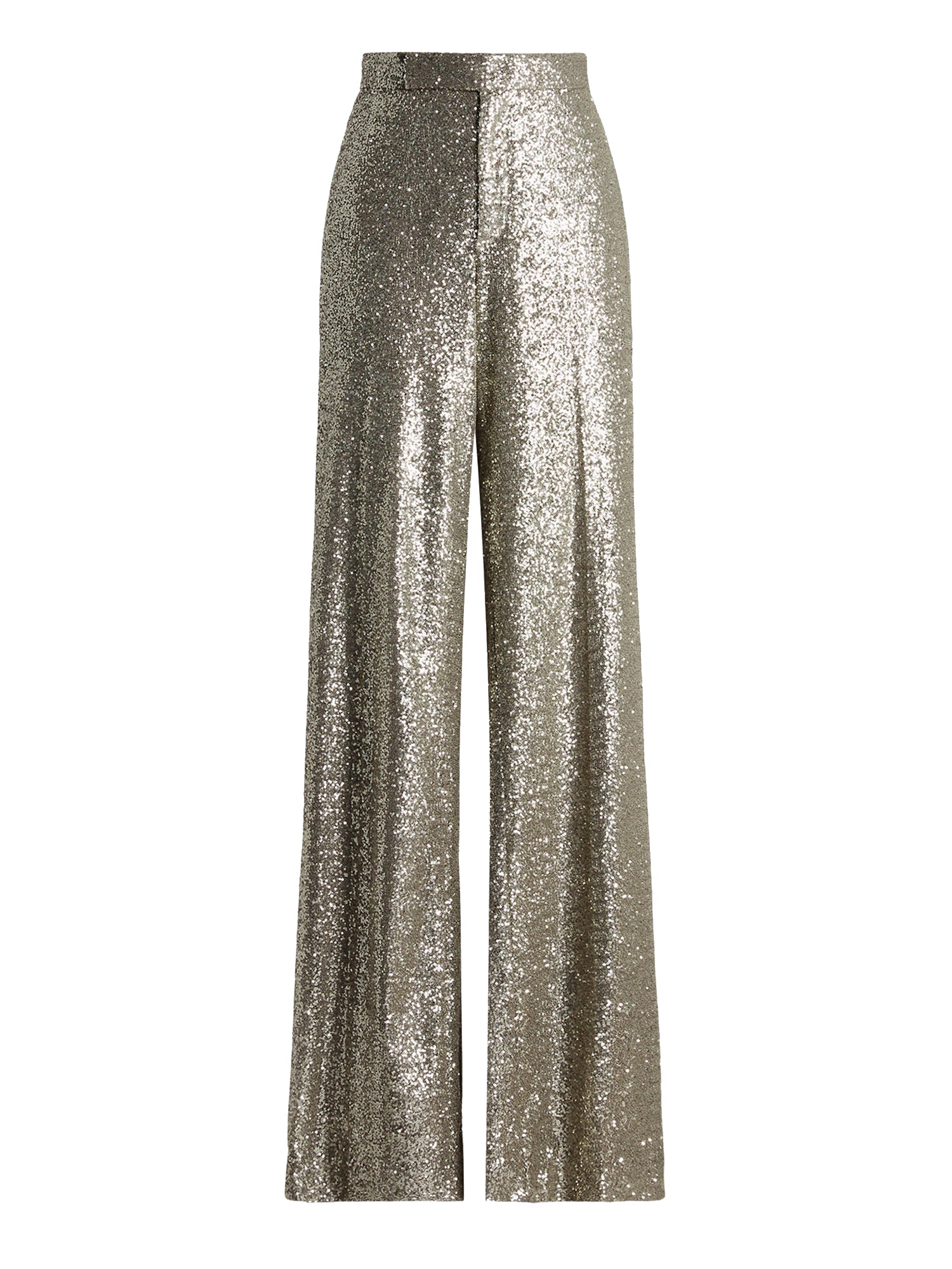 Decorated Welles wide-leg trousers - Classic Light Grey