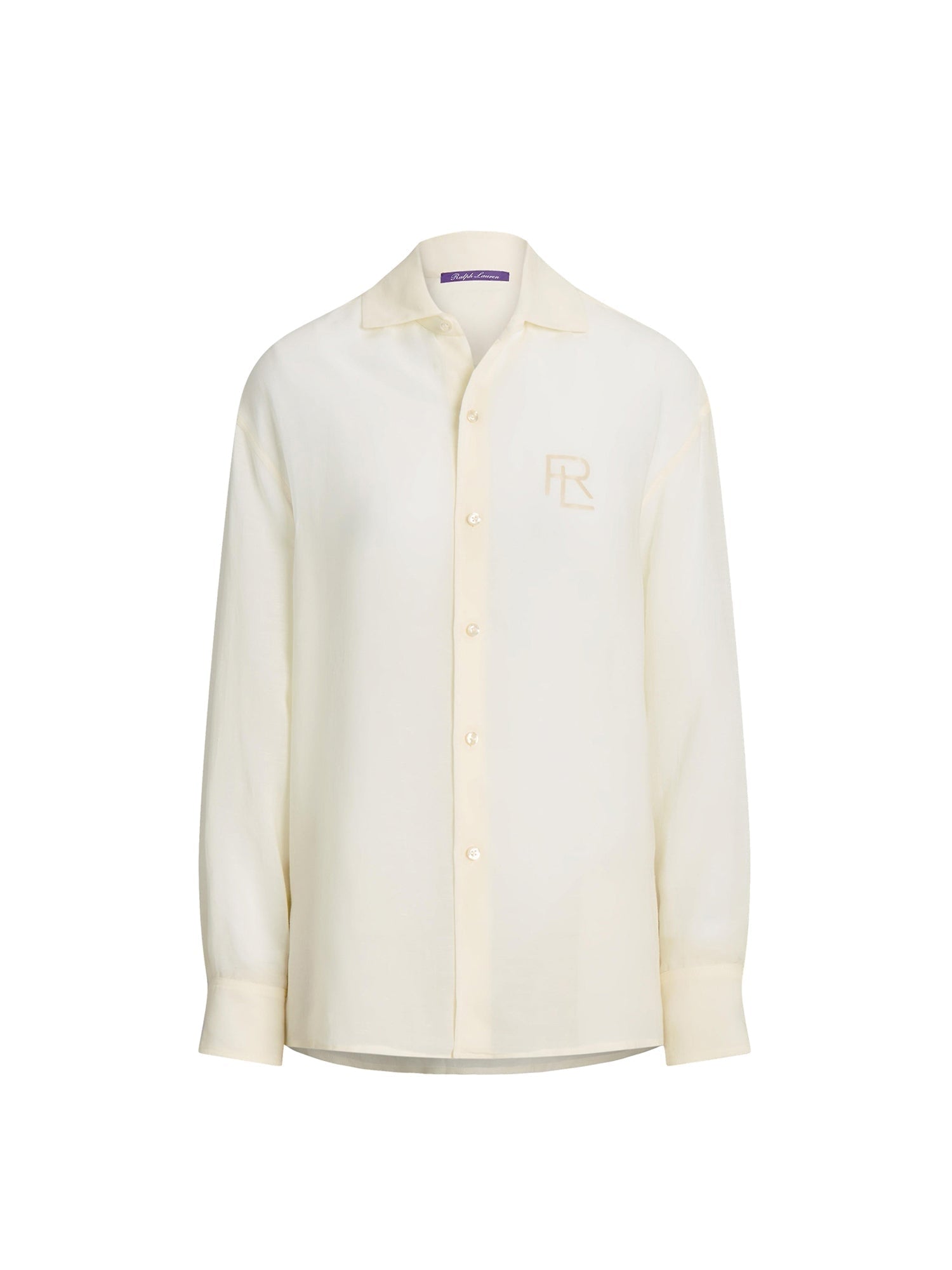 Chemise Cagney en voile de lin - Lux Cream