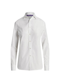 Chemisier Aston en popeline de coton - White