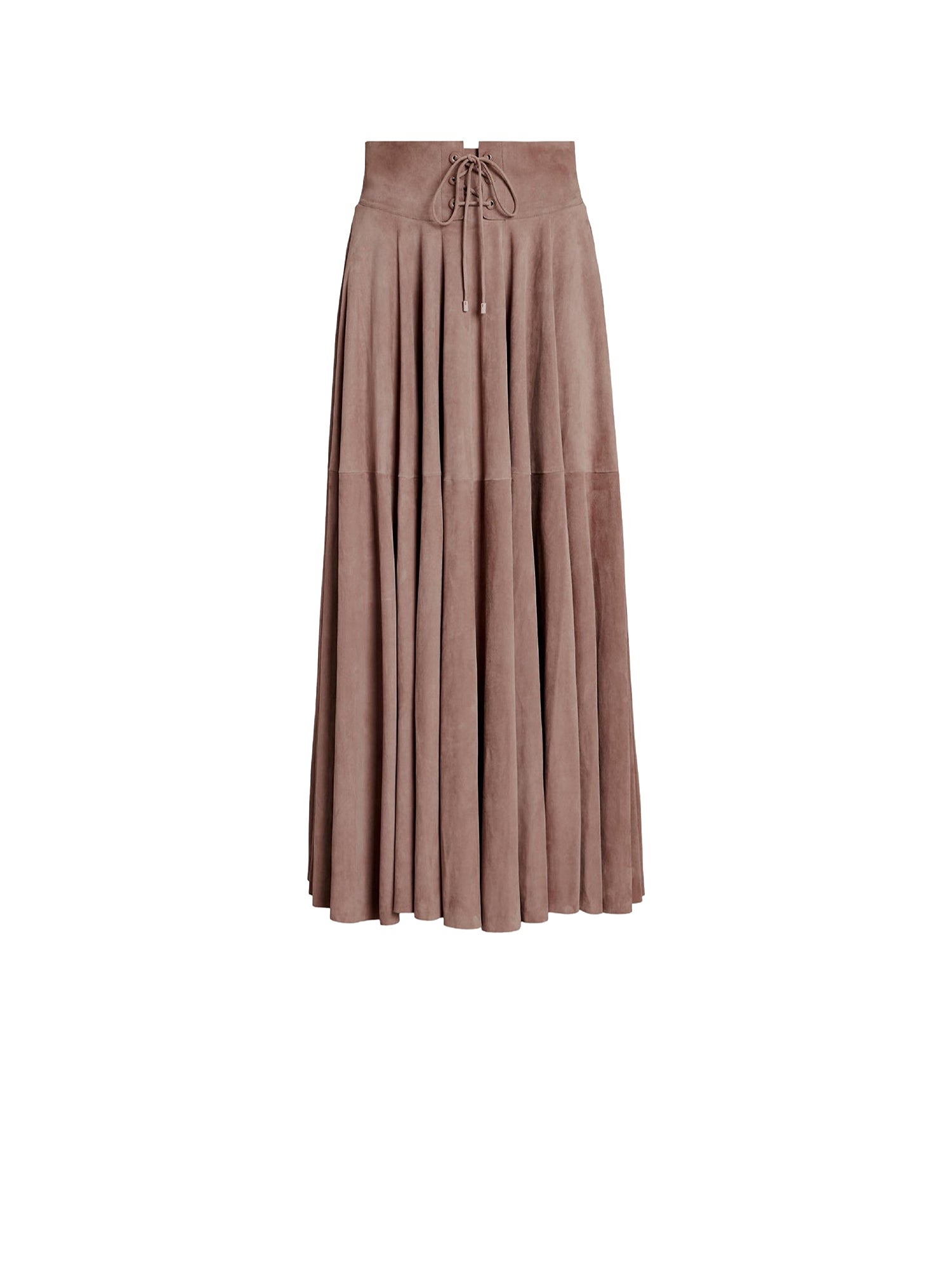 Jupe Abberton en daim - Mauve