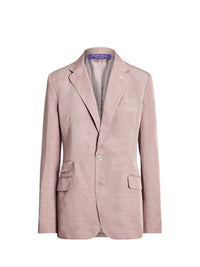 Odera jacket in mixed linen - Mauve