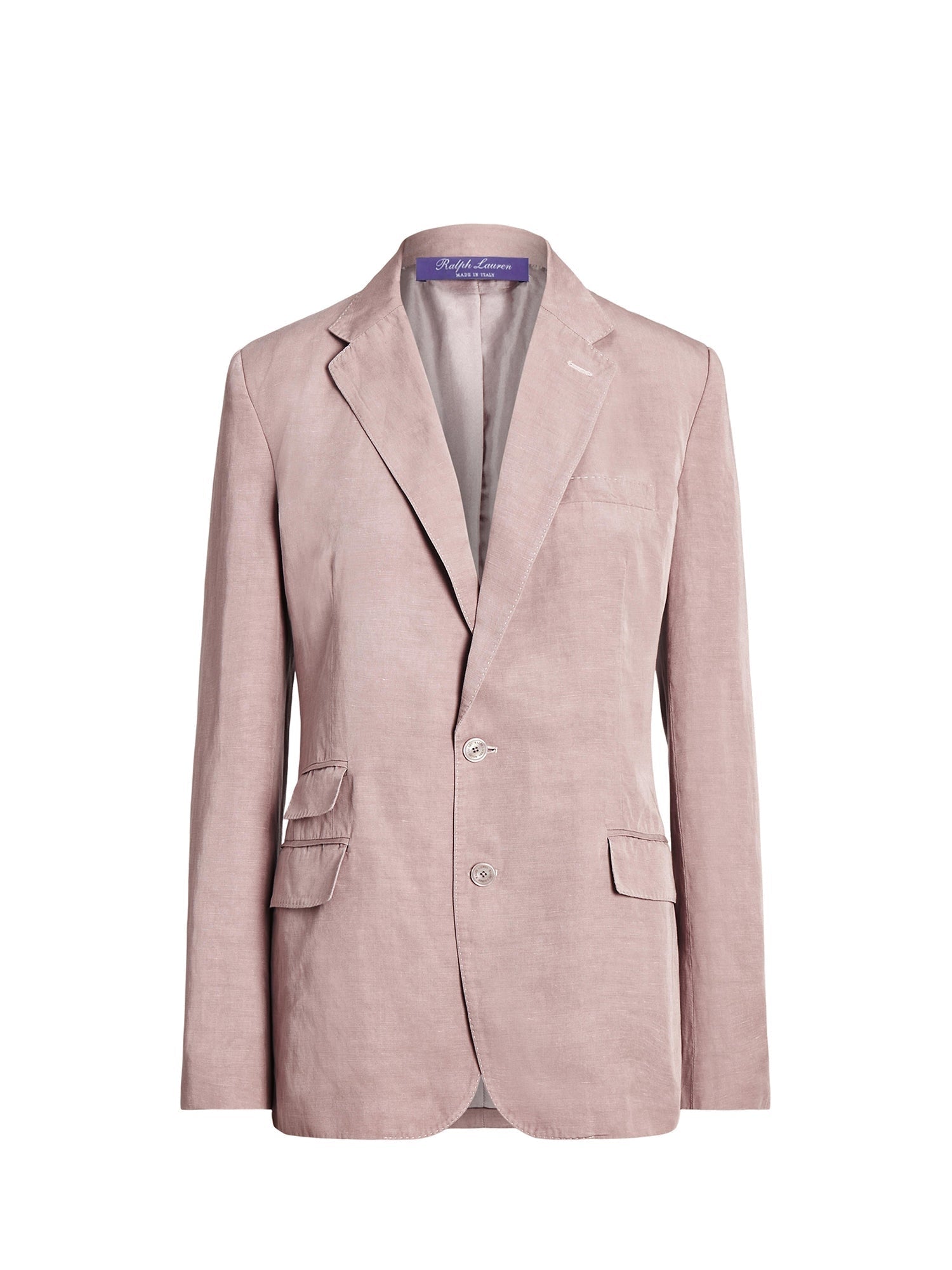 Odera jacket in mixed linen - Mauve