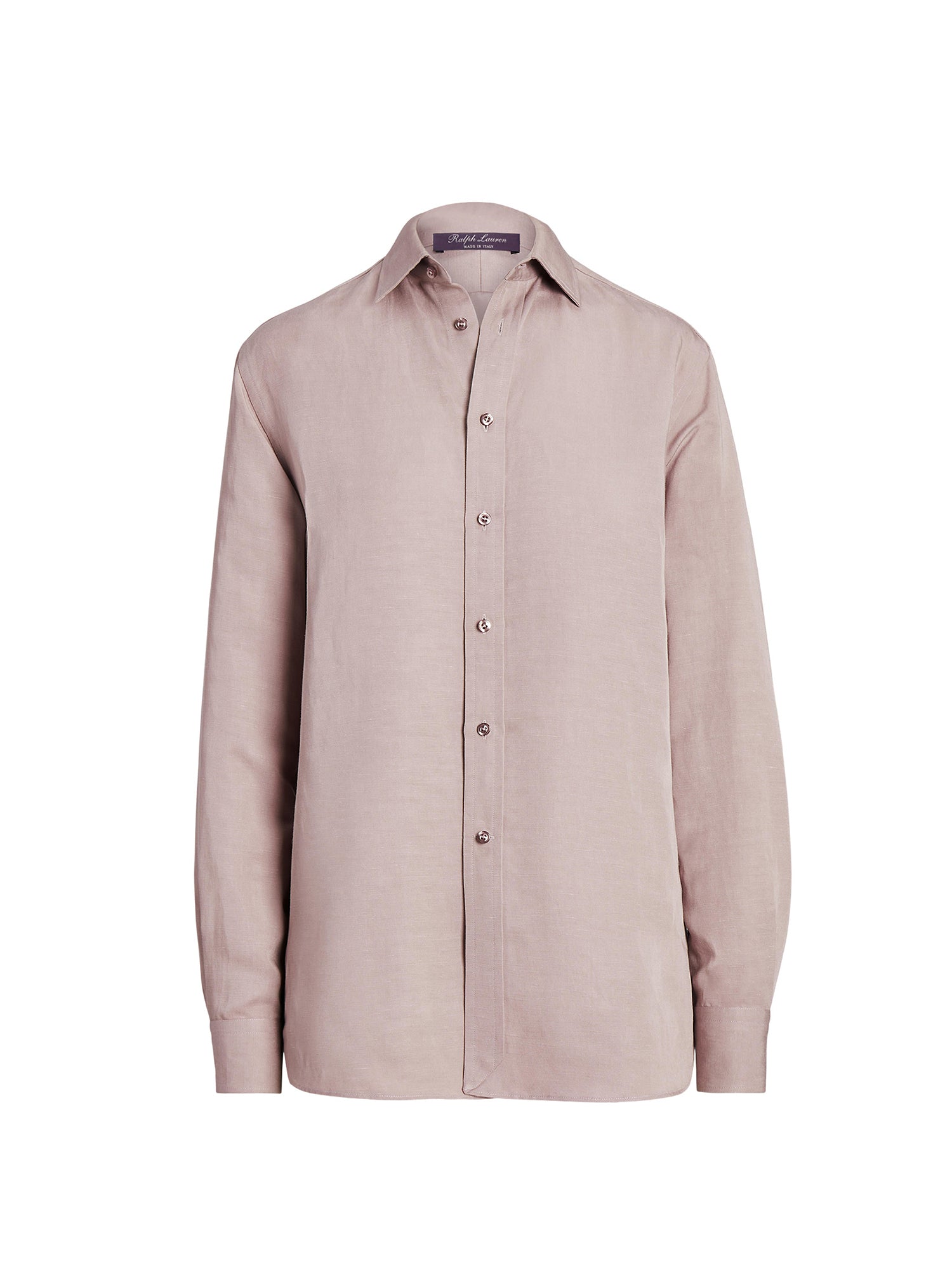 Chemise Adrien en lin Relaxed Fit - Mauve