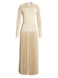Opaque-transparent pleated jumpsuit - Butter