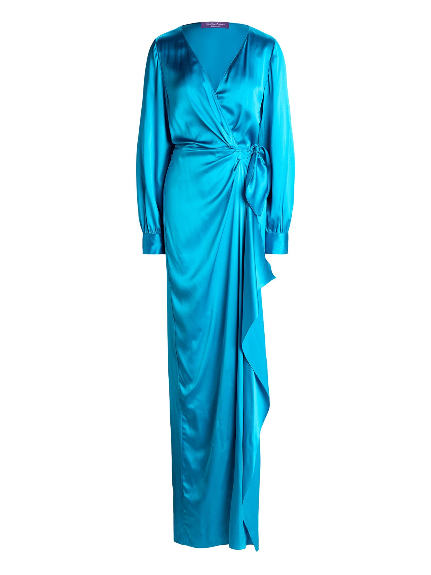 Robe du soir Saundra charmeuse stretch - Deep Topaz