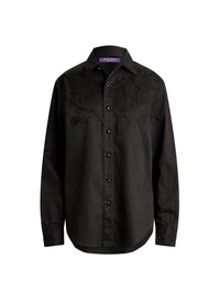 Chemise western Corrine en popeline - Black
