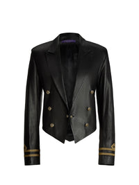 Veste Helaine en cuir - Black