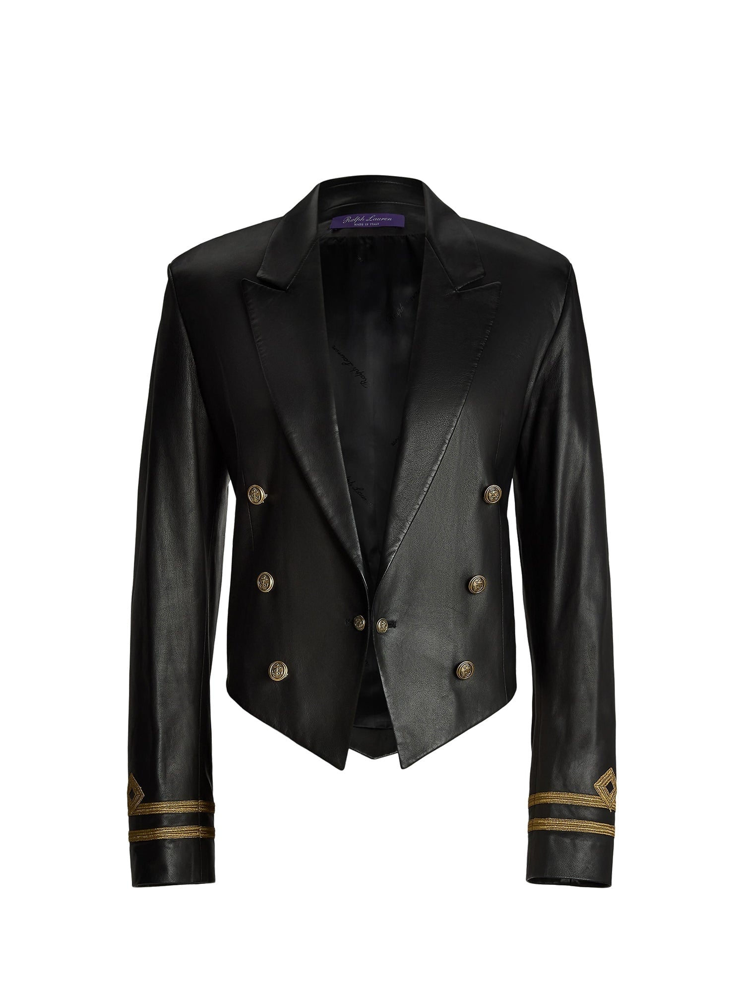 Veste Helaine en cuir - Black