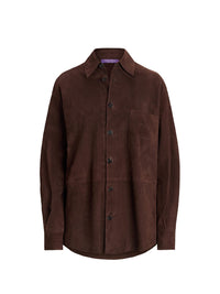 Chemise Tyler en cuir - Mocha