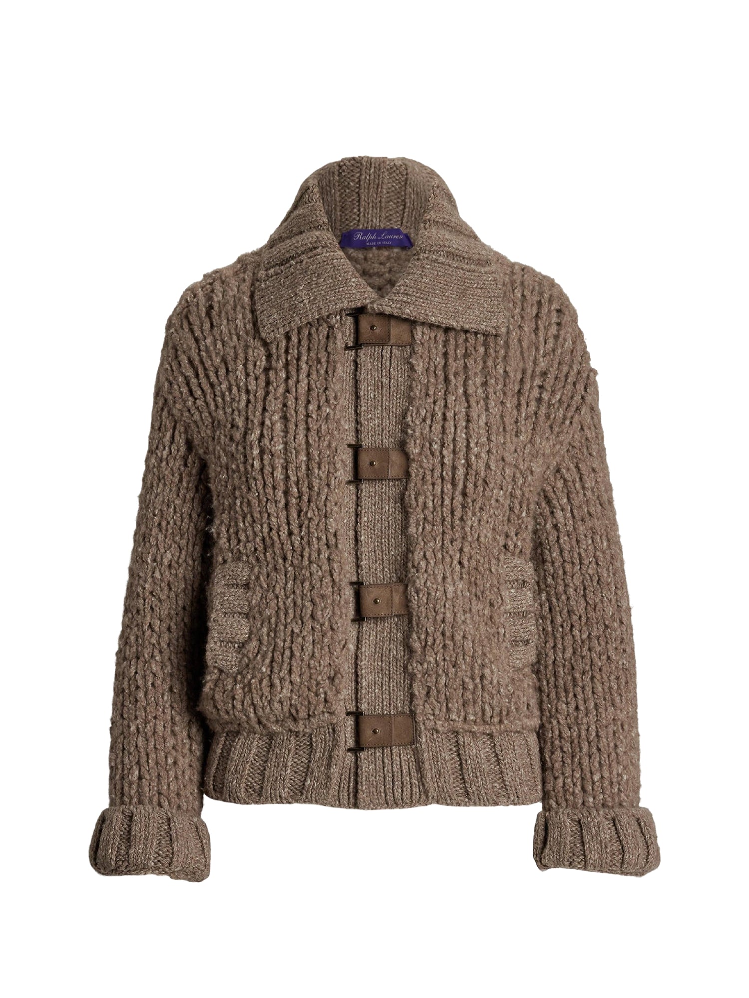 Cardigan en cachemire - Light Truffle Donegal