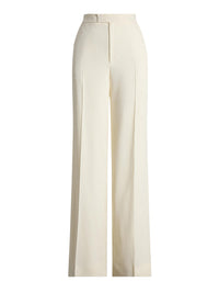 Pantalon Dean en gabardine de laine - Lux Cream