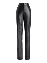Pantalon Karly en cuir - Black