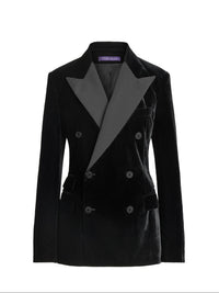 Veste Kent en velours - Black
