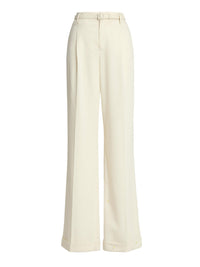 Pantalon Acklie en gabardine de laine - Lux Cream