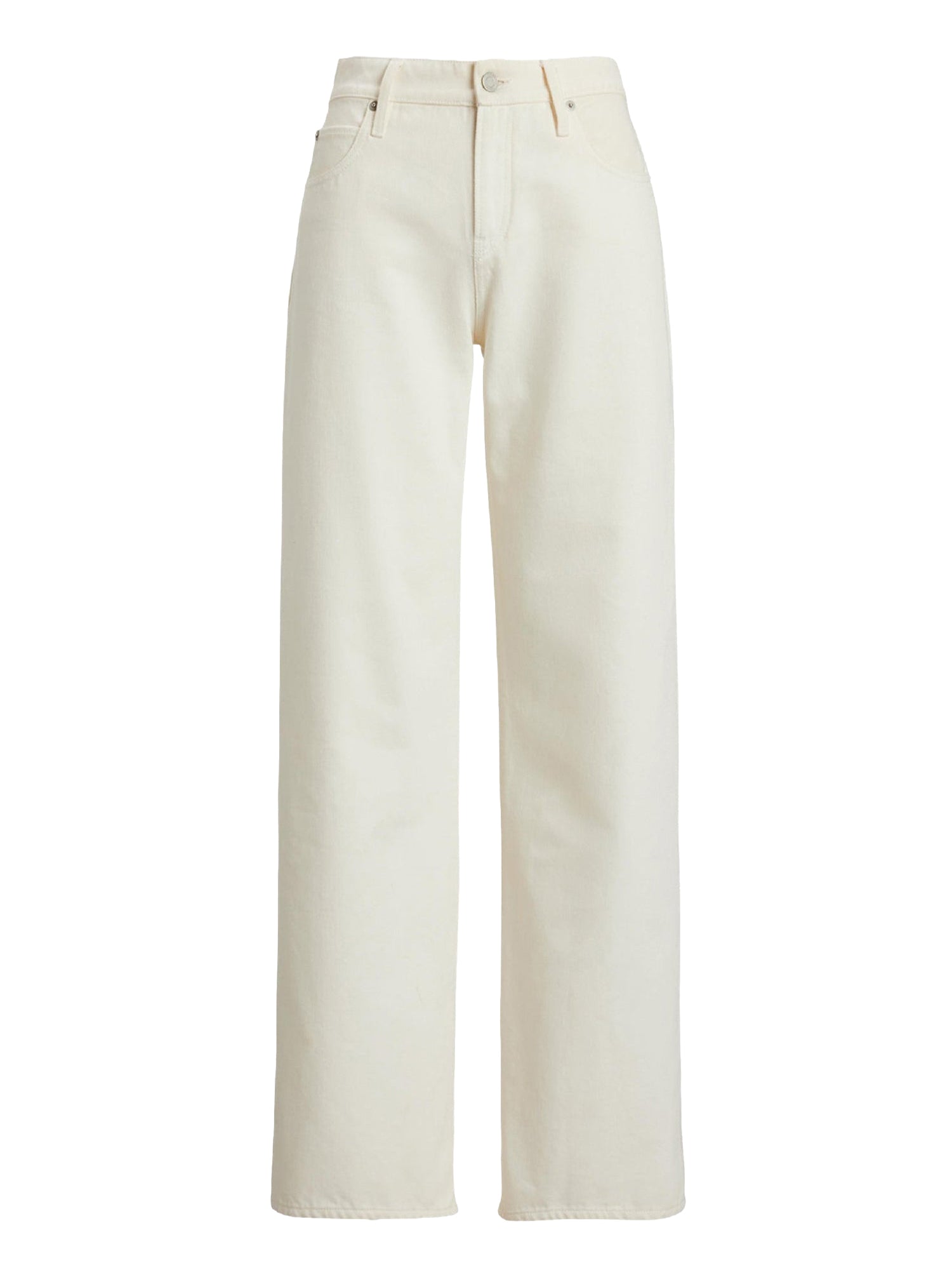 Mercer Relaxed Fit Wide Leg Jeans - Glacial White