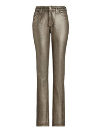 160 slim jeans in coated denim - Champagne