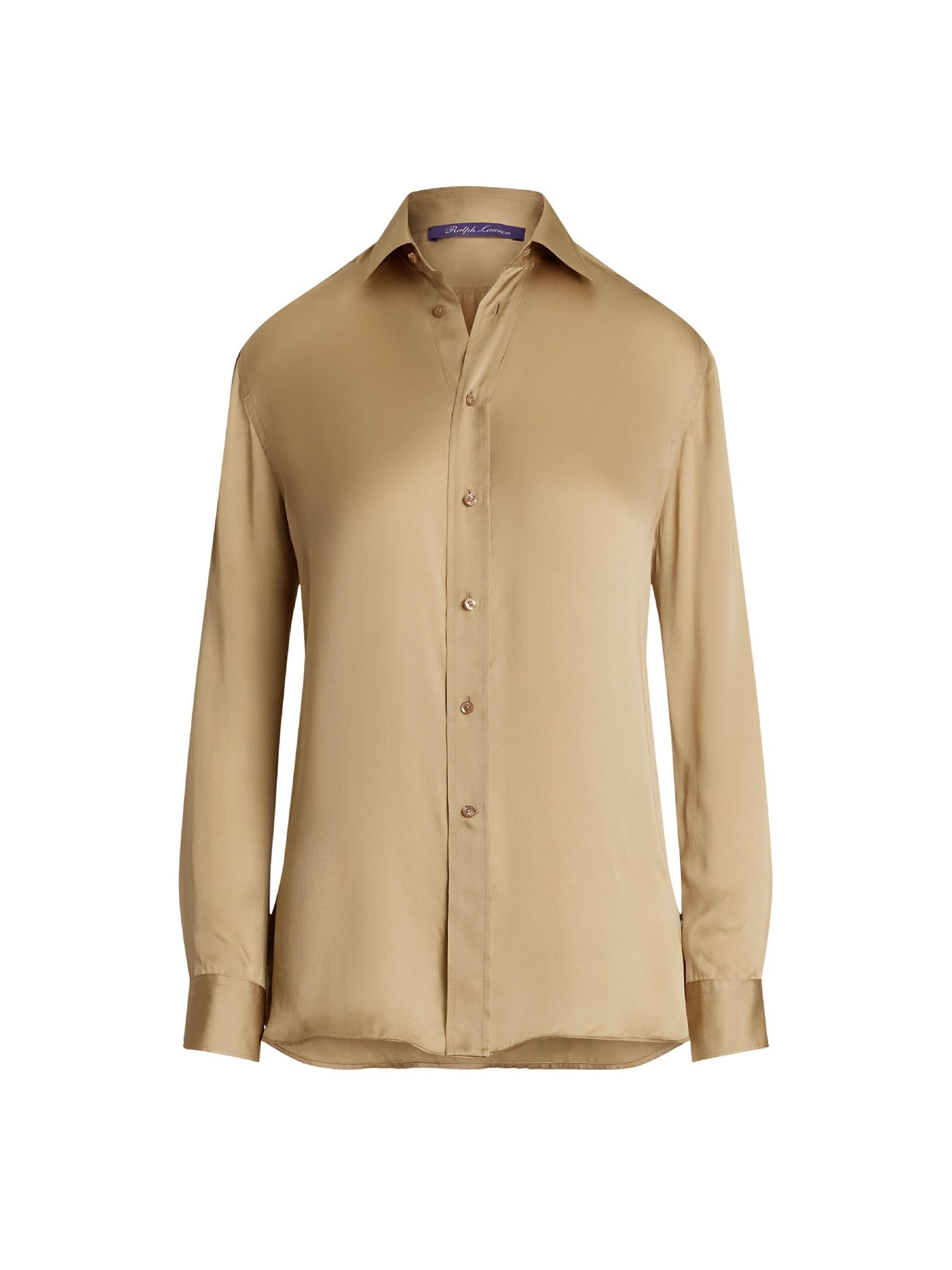 Chemise Adrien Relaxed en soie - Lux Tan